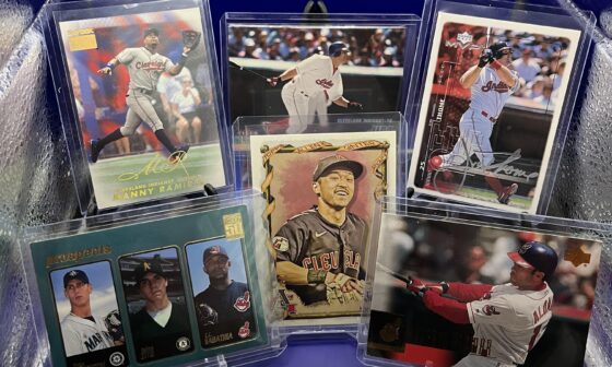 Guardians Baseball Card Lot (Thome/Manny/Lofton/Vizquel+more) - 125 cards