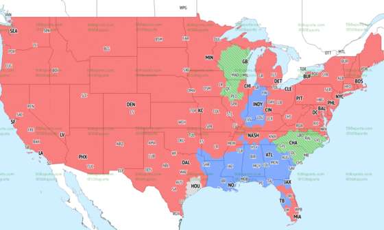 Most of the Country will Watch the Lions Go for the Division Title