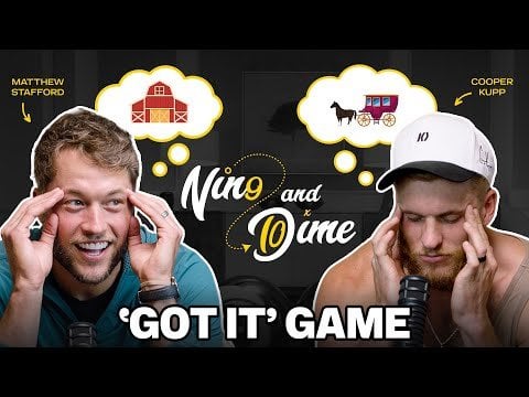 Matthew Stafford & Cooper Kupp Can't Hold It Together In Episode 5 of Nine & Dime 😂😂​