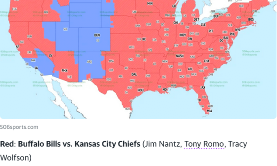This week's coverage map - Go Bolts!