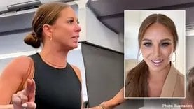 LeBron James references the 'viral plane lady' while highlighting his impressive 40-point performance in the Lakers' recent victory.