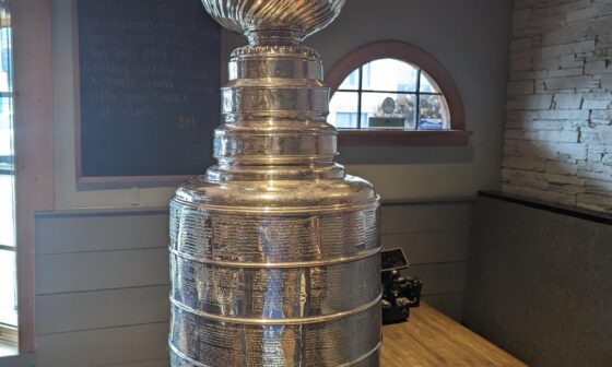 Got to see the cup in my little town in Montana today