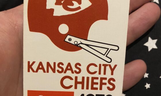 Managed to pick up a 1978 Kansas City Chiefs season fixture card.