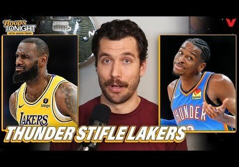 LeBron James & Lakers "flustered" by Thunder, but it's NOT time to panic | Hoops Tonight