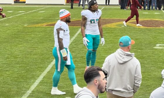 We had great seats at a fun Dolphins win!