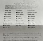 [@DanHayesMLB on Twitter] Here’s my 2024 HOF ballot. #MLB