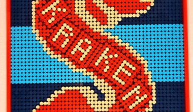 Custom Seattle Kraken Winter Classic logo in LEGO Mosiac style.