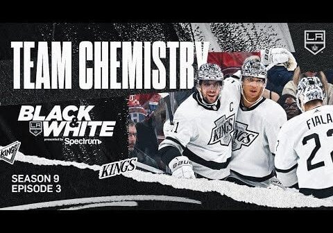 LA Kings BTS Team Chemistry - Black & White