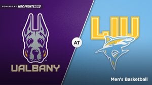 Long Island MBB versus UAlbany at Barclays on now