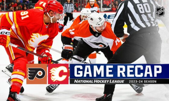 Flyers @ Flames 12/31 | NHL Highlights 2023