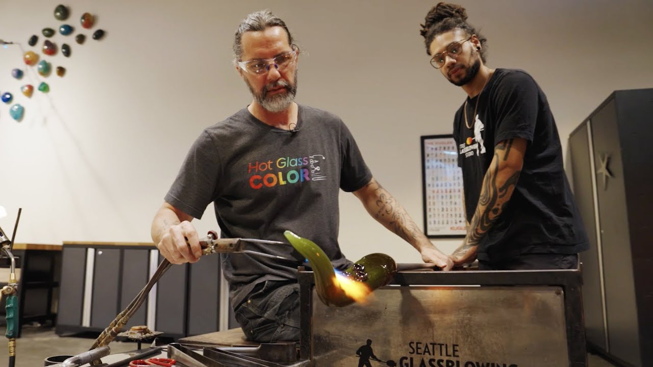 Winter Classic Inspired Glass-Blown Art