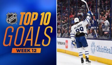 Top 10 Goals from Week 12 | 2023-24 NHL Season