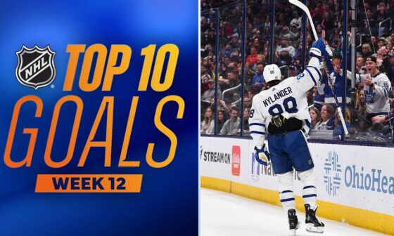 Top 10 Goals from Week 12 | 2023-24 NHL Season