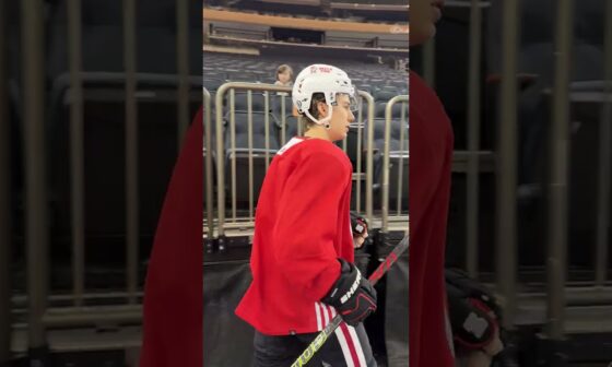 Connor Bedard Steps on the Ice at MSG for the First Time! 👀