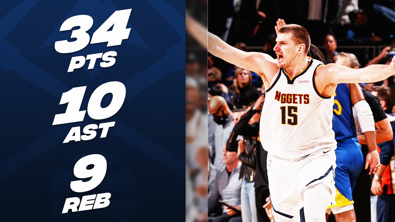 Nikola Jokic CALLS GAME In 34-PT Performance at Golden State 🔥 | January 4, 2024