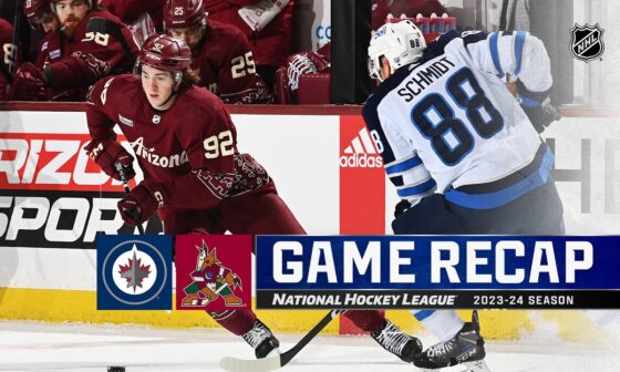 Jets @ Coyotes  1/7 | NHL Highlights 2024