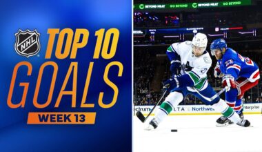 Top 10 Goals from Week 13 | 2023-24 NHL Season
