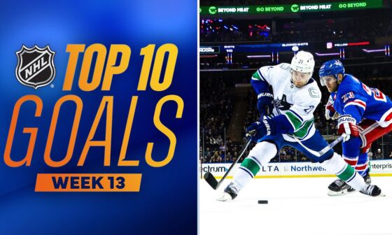 Top 10 Goals from Week 13 | 2023-24 NHL Season