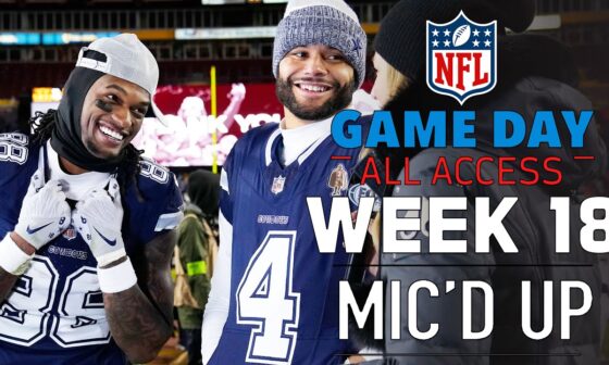 NFL Week 18 Mic'd Up, "winner of this game makes the playoffs" | Game Day All Access