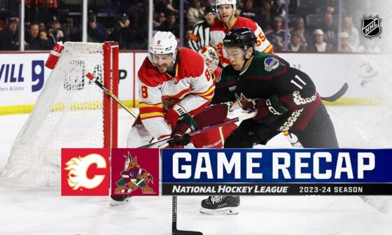 Flames @ Coyotes 1/11 | NHL Highlights 2024