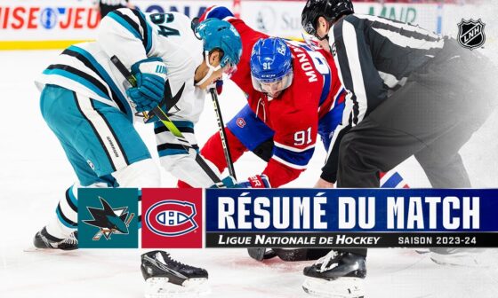 Sharks vs Canadiens | Faits saillants