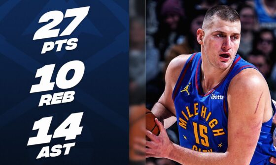 Nikola Jokic Drops Another Triple-Double In Mile High City! 🔥 | January 12, 2023