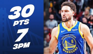 Klay Thompson COULDN'T MISS In The Windy City! - 30 PTS (7 Threes) 🔥| January 12, 2024