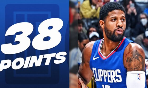 Paul George DROPS SEASON-HIGH 38 PTS In Clippers W! 🔥| January 16, 2024
