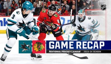Sharks @ Blackhawks 1/16 | NHL Highlights 2024
