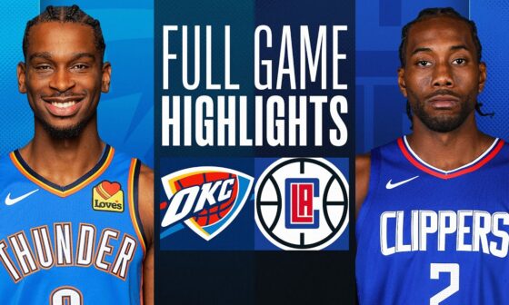 THUNDER at CLIPPERS | FULL GAME HIGHLIGHTS | January 16, 2024