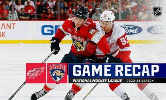 Red Wings @ Panthers 1/17 | NHL Highlights 2024