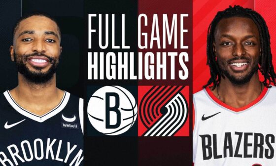 NETS at TRAIL BLAZERS | FULL GAME HIGHLIGHTS | January 17, 2024