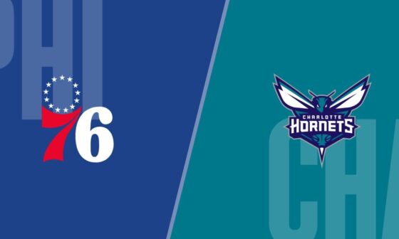 [Post-Game Thread] The Philadelphia 76ers defeat the Charlotte Hornets with a final score of 97 to 89
