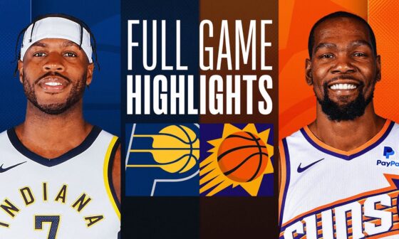 PACERS at SUNS | FULL GAME HIGHLIGHTS | January 21, 2024