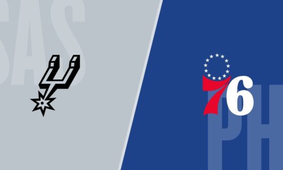 [Game Thread] San Antonio Spurs (8-34) @ Philadelphia 76ers (28-13) - 07:00 PM EST