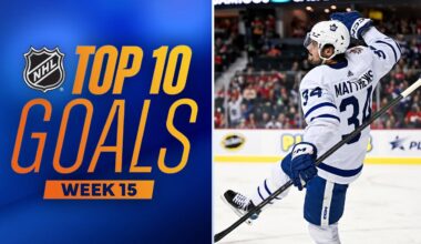 Top 10 Goals from Week 15 | 2023-24 NHL Season