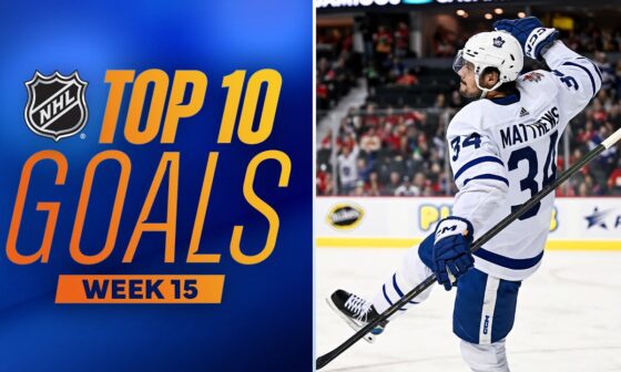Top 10 Goals from Week 15 | 2023-24 NHL Season