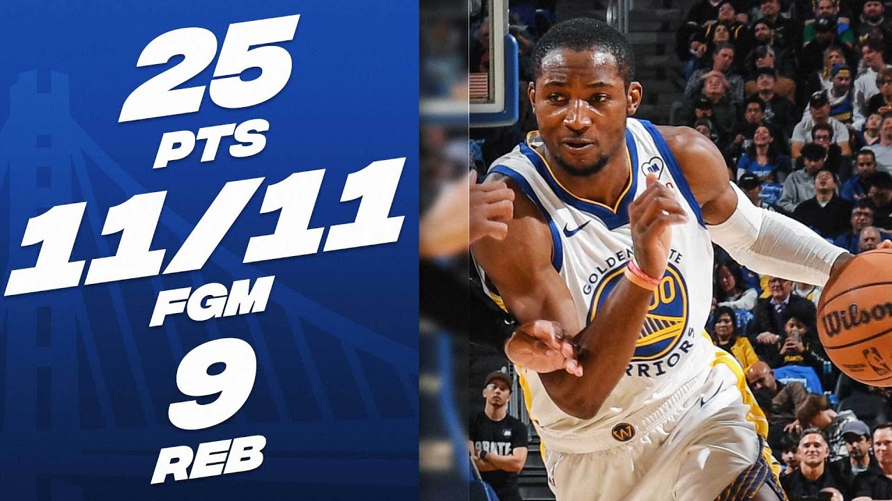 Jonathan Kuminga Shoots A PERFECT 11-11 From The Field In Warriors W! 😲| January 24, 2024
