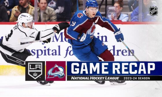 Kings @ Avalanche 1/26 | NHL Highlights 2024