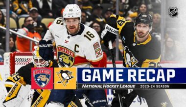 Panthers @ Penguins 1/26 | NHL Highlights 2024