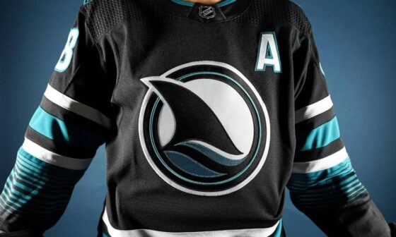 The new "Cali Fin" Sharks jersey and full kit. 📸: X/PuckReportNHL
