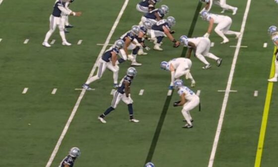 Pictured 1-4: offsides not called on Hutchinson (led to Dak's only interception), tripping not called on Hutchinson but rather on Hendershot (allowed Detroit to get the ball back), holding on Parsons not called, holding on Parsons not called again (both on Detroit's final drive where they scored 6).