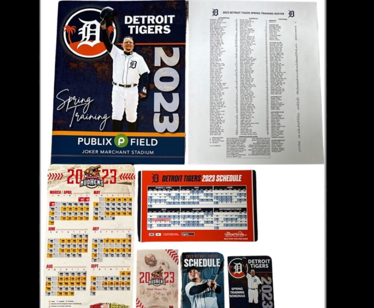 2022-23 Detroit Tigers/Toledo Mud Hens Lot