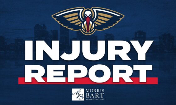 Latest Injury Report
