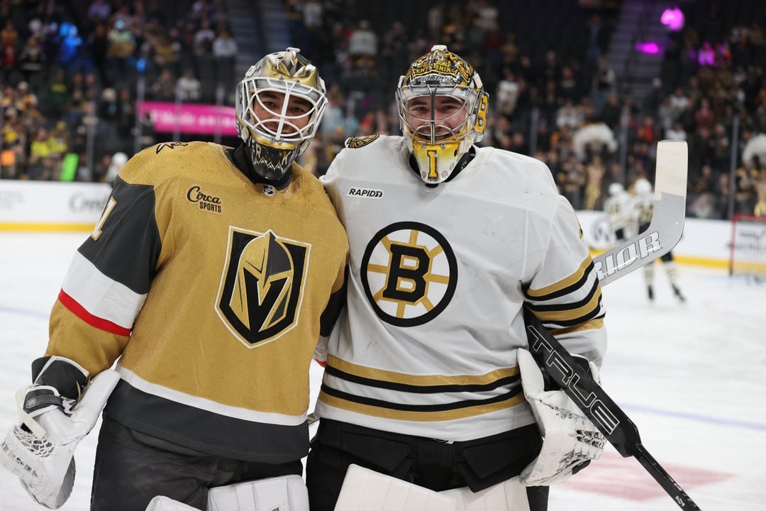2 Anchorage Alaska born goaltenders in BOS-VGK game: Jeremy Swayman starts for Boston and Isaiah Saville backing up for Vegas