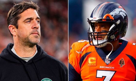 Aaron Rodgers has praised long-time rival Russell Wilson for how he handled his contract situation with the Denver Broncos