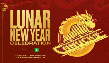 Celebrating the Year of the Dragon, understand all of the details within the Canucks Lunar New Year logo, designed by Trevor Lai. 🐉