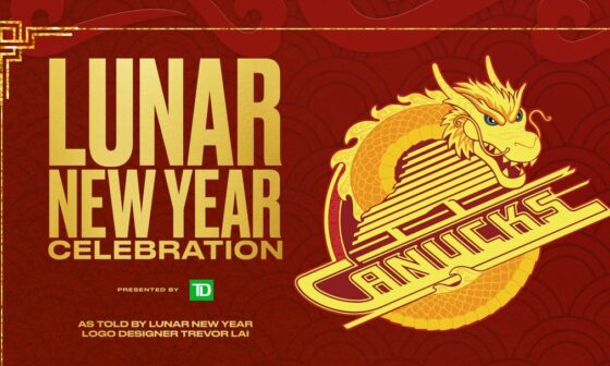Celebrating the Year of the Dragon, understand all of the details within the Canucks Lunar New Year logo, designed by Trevor Lai. 🐉