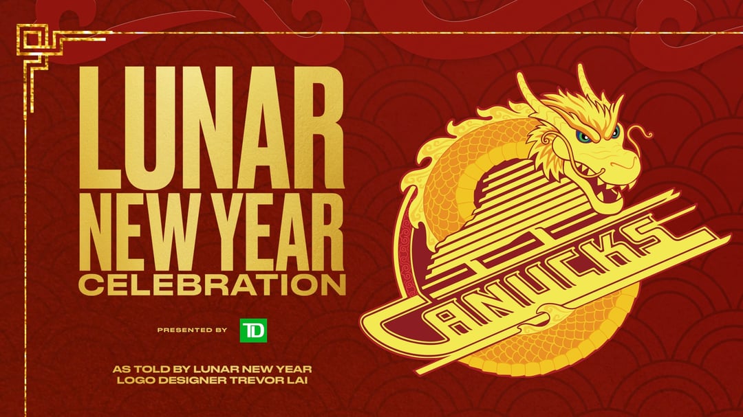Celebrating the Year of the Dragon, understand all of the details within the Canucks Lunar New Year logo, designed by Trevor Lai. 🐉