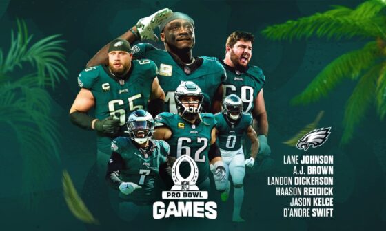 6 Eagles named to the Pro Bowl
